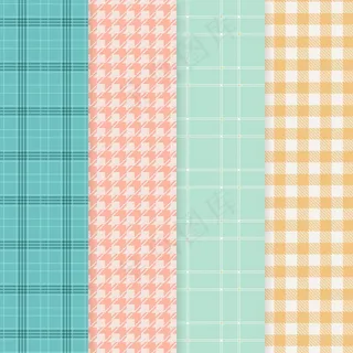 粉彩方格图案系列