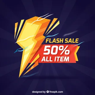 平面风格的闪购