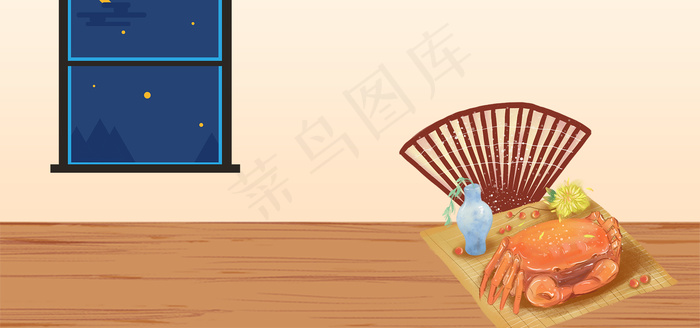 秋天阳澄湖大闸蟹banner海报