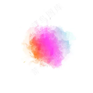 手绘水彩点的美丽抽象背景