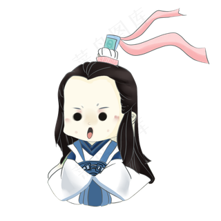 教师节教书书童古代老师中国风古