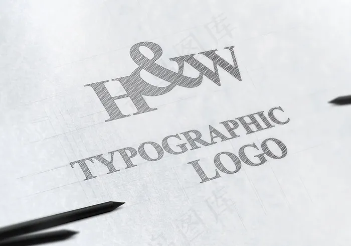 logo样机标志样机智能贴图psd模版下载