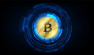 全球抽象比特币加密货币区块链技术世界地图