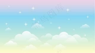 天空彩虹银河系美丽的风景背景