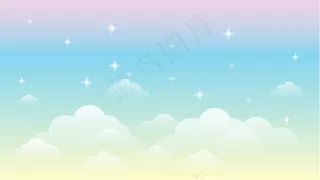 天空彩虹银河系美丽的风景背景