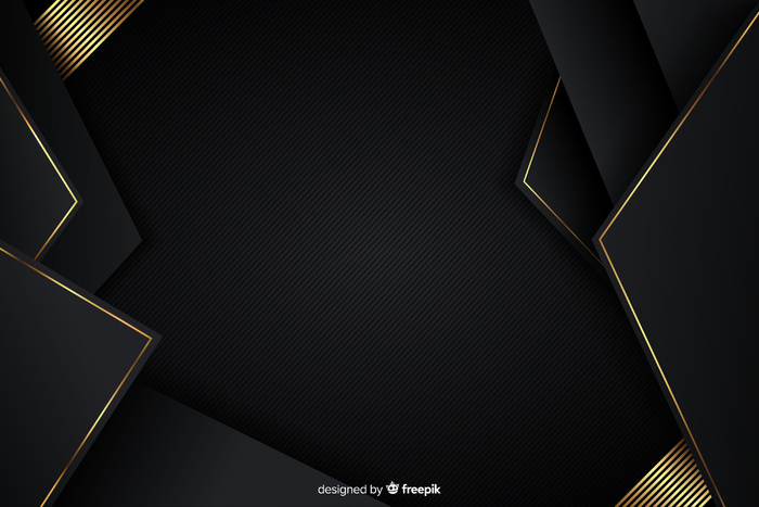 奢华背景，金色抽象造型