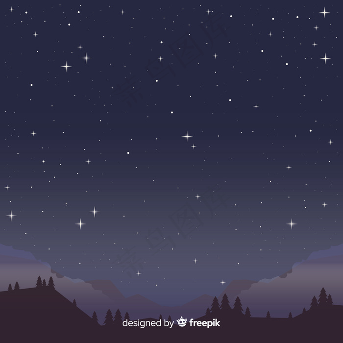 夜空背景eps,ai矢量模版下载
