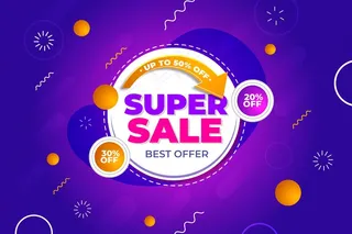 渐变色销售背景