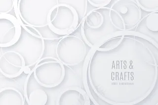 纸张样式三维背景