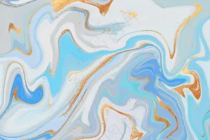 金色光泽质地的液态大理石壁纸