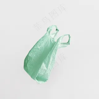 带复印空间的抽象塑料袋概念