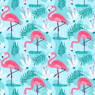 火烈鸟图案系列概念