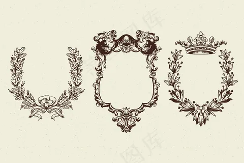 复古风格的写实画框系列