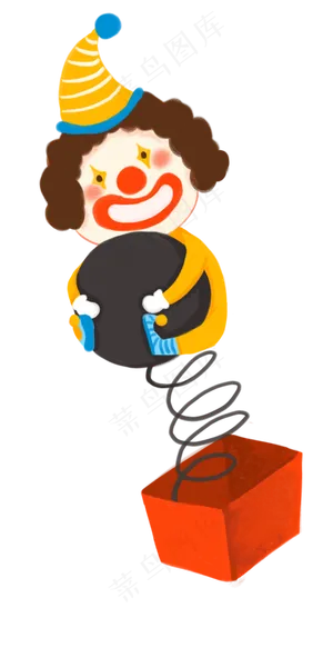 愚人节小丑海报