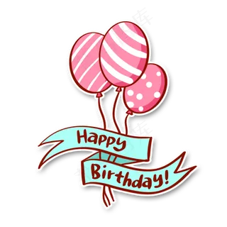 生日快乐英文花体字