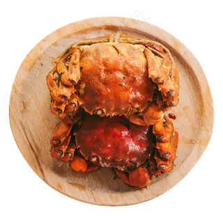 新鲜秋季大闸蟹