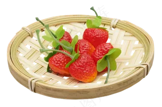 仿真红色草莓