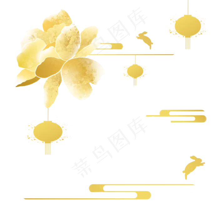 中秋牡丹通用底纹(2000X2000(DPI:96))psd模版下载