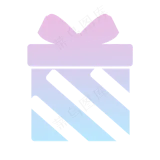 渐变礼盒图标