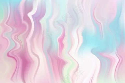 抽象矢量浅蓝色奶油色和淡粉色大理石纹理背景设计
