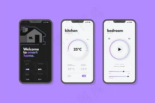 智能家居应用界面