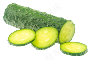 绿色美味黄瓜片