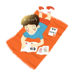 感恩教师节学生手绘贺卡素材