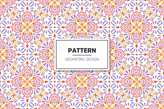 豪华装饰曼陀罗图案无缝图案