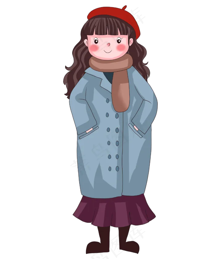 寒露衣女孩(2952X3543(DPI:300))psd模版下载