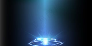 一套圆形抽象数字技术ui未来hud设计