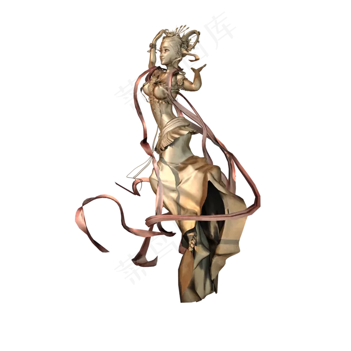 嫦娥奔月png图(2000X2000(DPI:300))psd模版下载