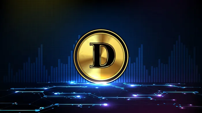 doge-coin数字加密货币的未来技术背景及市场图容量指标eps,ai矢量模版下载