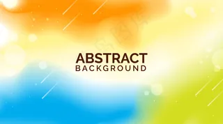 橙蓝色渐变抽象背景，现代色彩背景，动态抽象背景