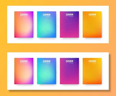 时尚的封面设计。背景现代模板设计用于网页和印刷。色彩渐变。