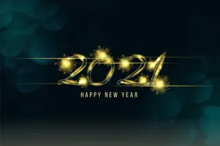 烟花2021年新年背景