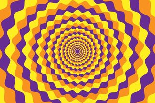 动态迷幻抽象花卉背景