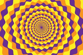 动态迷幻抽象花卉背景