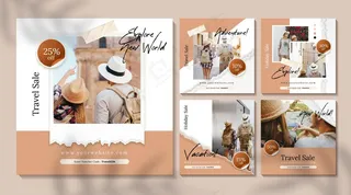 带照片的旅游销售模板