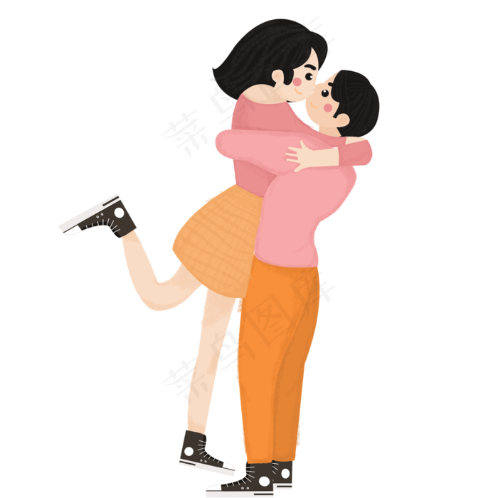 唯美七夕情侣设计素材