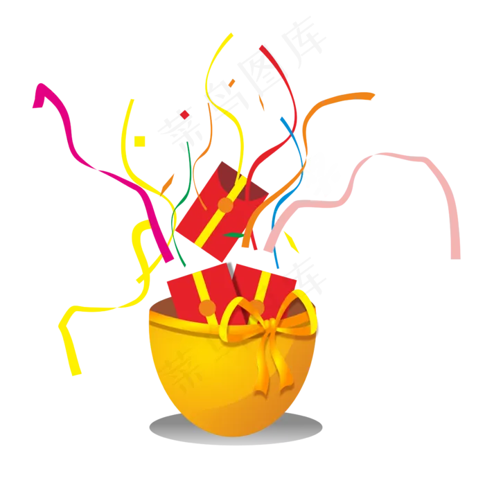 金蛋红包大奖(2364*2364px 300 dpi )ai矢量模版下载