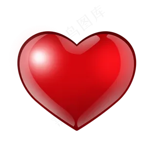 七夕元素大爱红心