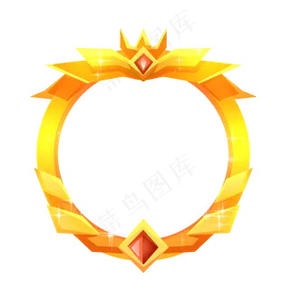 金色直播头像框