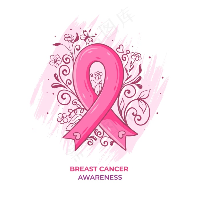 乳腺癌宣传月概念