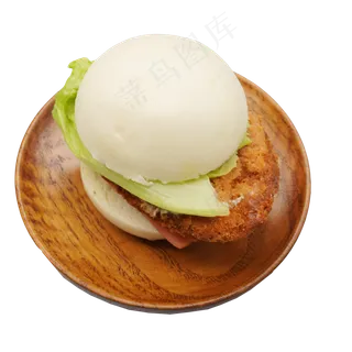 馒头夹肉美食 馒头夹肉美食