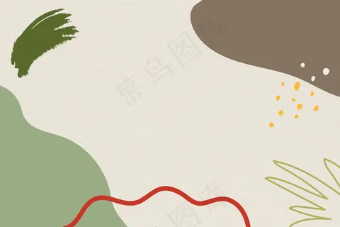 大地色调孟菲斯背景