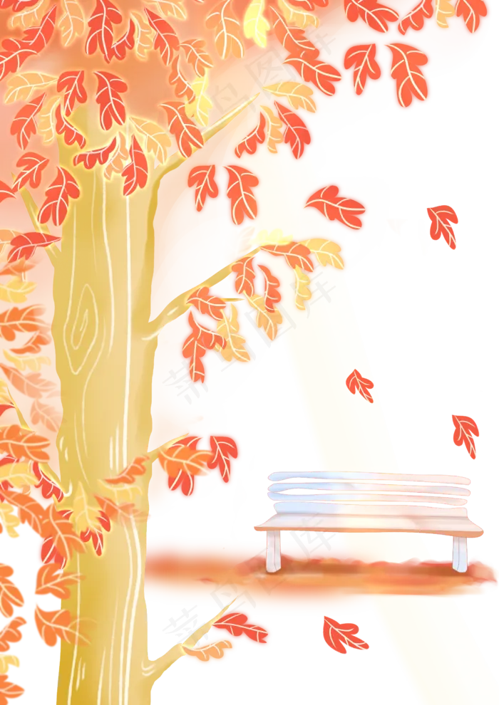 秋天秋季树木(2480X3508(DPI:299))psd模版下载