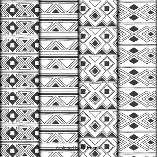 手绘抽象图案集