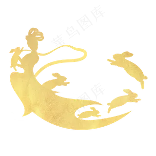 嫦娥玉兔中秋节剪影