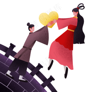 七夕节分离牛郎织女