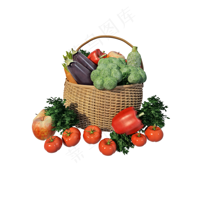 仿真蔬菜集合png图